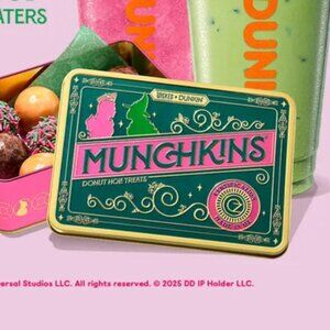 2025 WICKED x Dunkin’ Donuts Munchkin Tin